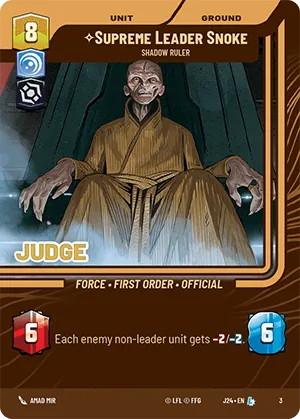 Supreme Leader Snoke — Judge Program