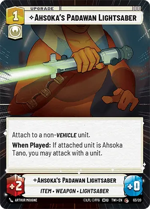 Ahsoka's Padawan Lightsaber — Hyperspace