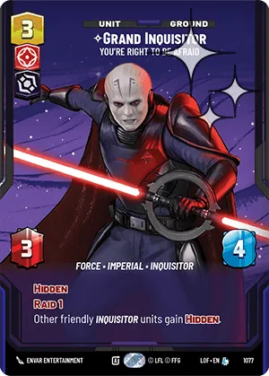 Grand Inquisitor — Foil Prestige