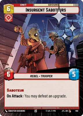 Insurgent Saboteurs — Hyperspace Foil