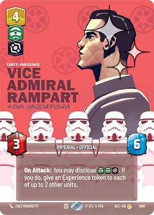 Vice Admiral Rampart — Foil Prestige
