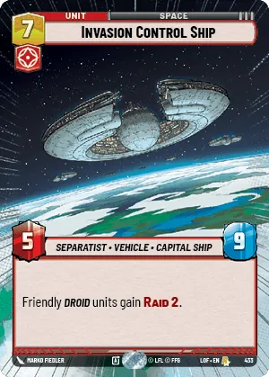 Invasion Control Ship — Hyperspace