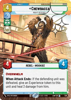 Chewbacca — Hyperspace Foil