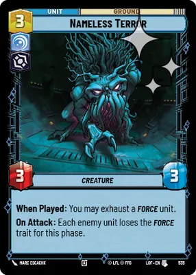 Nameless Terror — Standard Foil