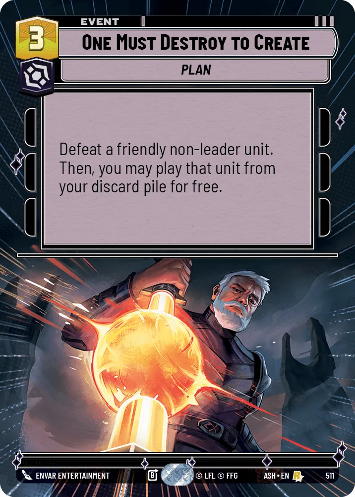 One Must Destroy to Create — Hyperspace