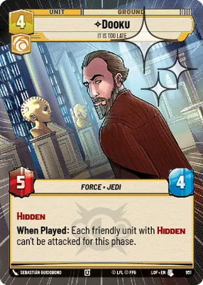 Dooku — Hyperspace Foil