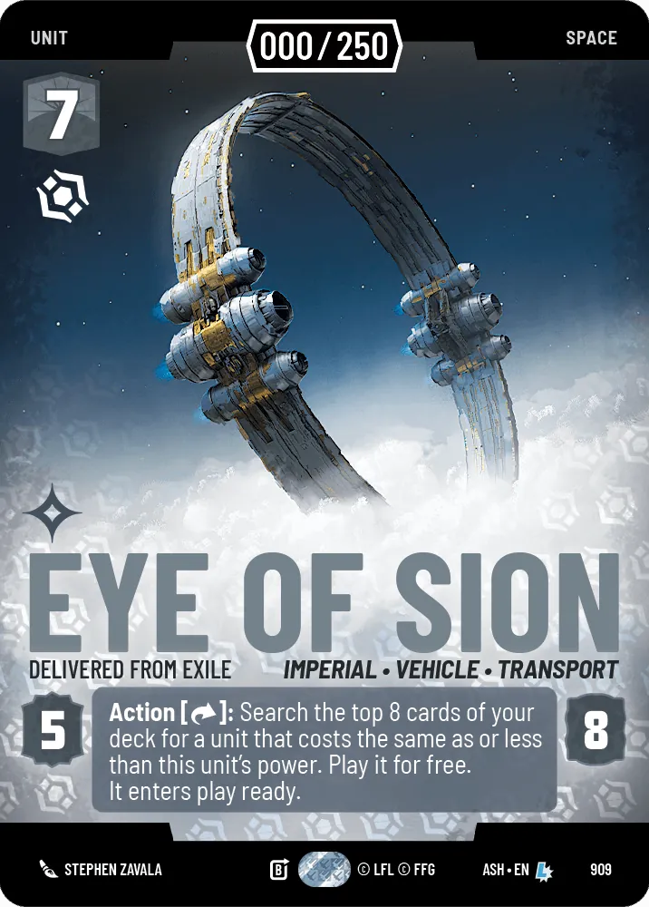 Eye of Sion — Serialized Prestige