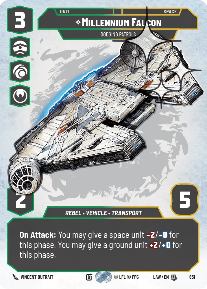 Millennium Falcon — Foil Prestige