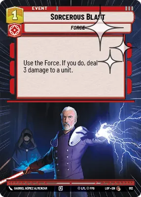 Sorcerous Blast — Hyperspace Foil