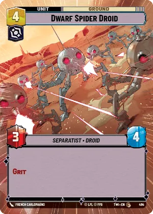 Dwarf Spider Droid — Hyperspace