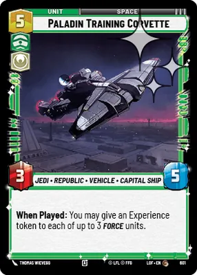 Paladin Training Corvette — Standard Foil