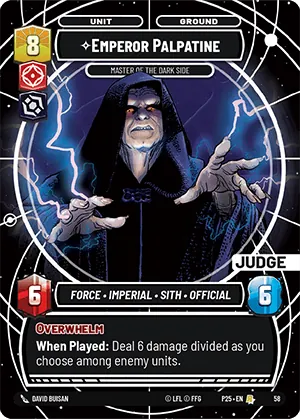 Emperor Palpatine — RQ Judge