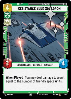 Resistance Blue Squadron — Standard Foil