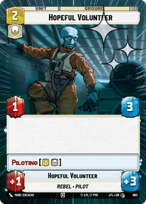 Hopeful Volunteer — Hyperspace Foil