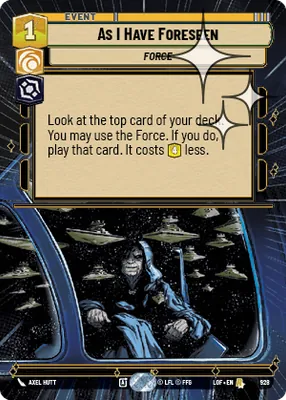 As I Have Foreseen — Hyperspace Foil