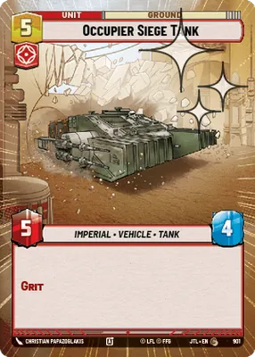 Occupier Siege Tank — Hyperspace Foil