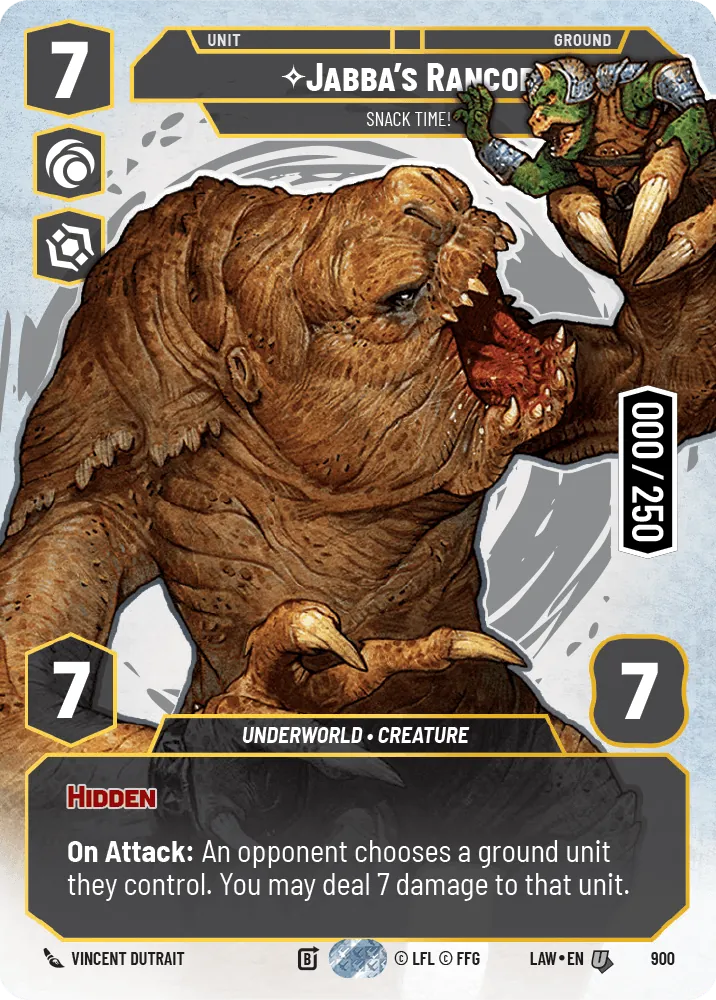 Jabba's Rancor — Serialized Prestige
