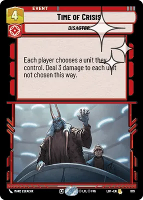 Time of Crisis — Standard Foil