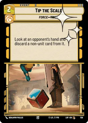 Tip the Scale — Standard Foil