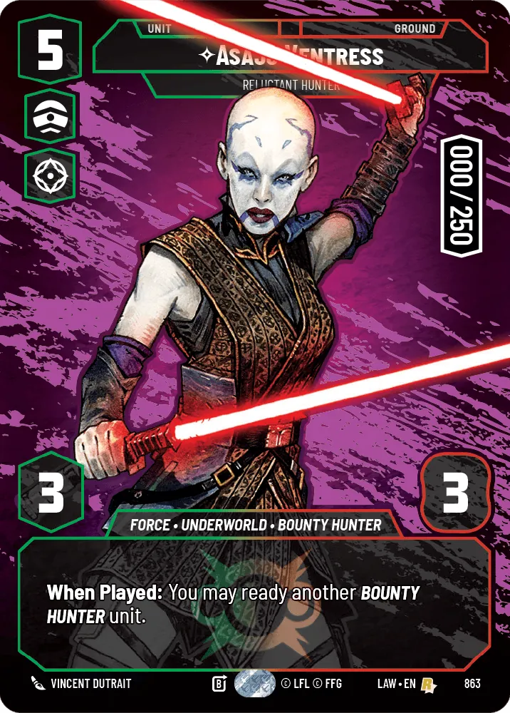 Asajj Ventress — Serialized Prestige