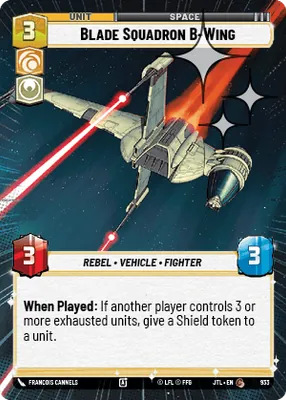 Blade Squadron B-Wing — Hyperspace Foil