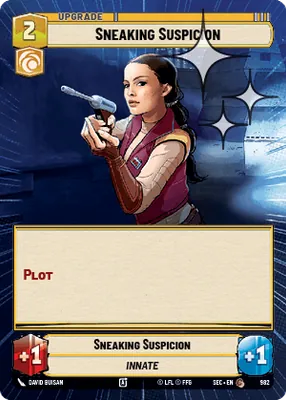Sneaking Suspicion — Hyperspace Foil