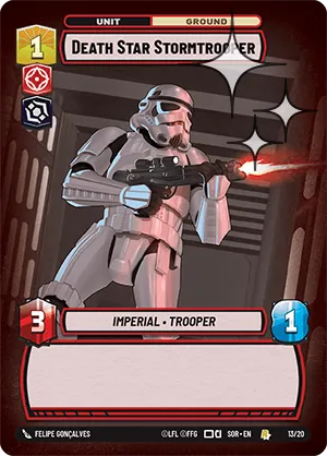 Death Star Stormtrooper — Weekly Play Foil
