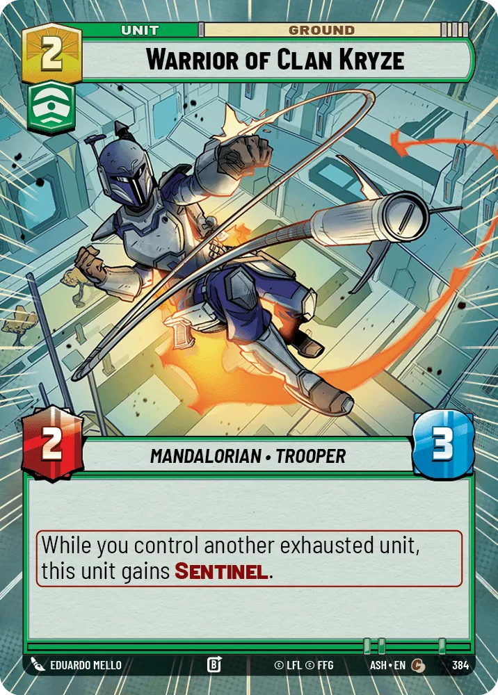 Warrior of Clan Kryze — Hyperspace