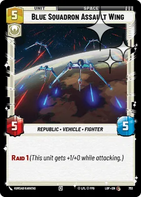 Blue Squadron Assault Wing — Standard Foil