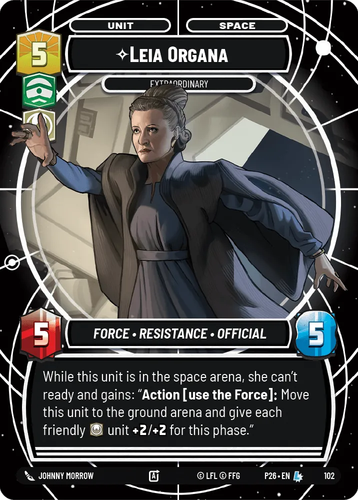 Leia Organa — RQ Participation