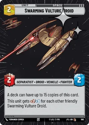 Swarming Vulture Droid — Hyperspace Foil