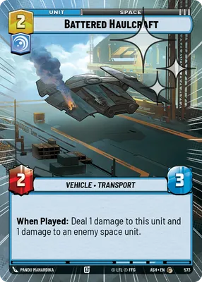 Battered Haulcraft — Hyperspace Foil