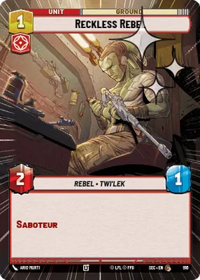 Reckless Rebel — Hyperspace Foil