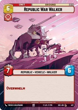 Republic War Walker — Hyperspace