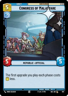 Congress of Malastare — Standard Foil