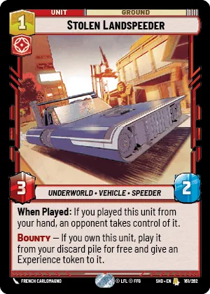 Stolen Landspeeder