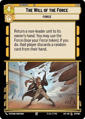 The Will of the Force