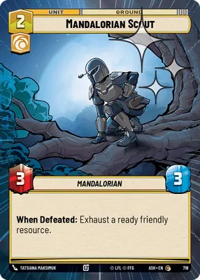 Mandalorian Scout — Hyperspace Foil