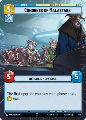 Congress of Malastare — Hyperspace