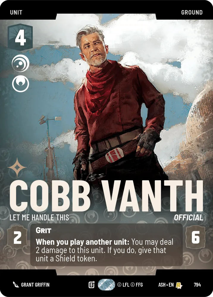 Cobb Vanth — Standard Prestige