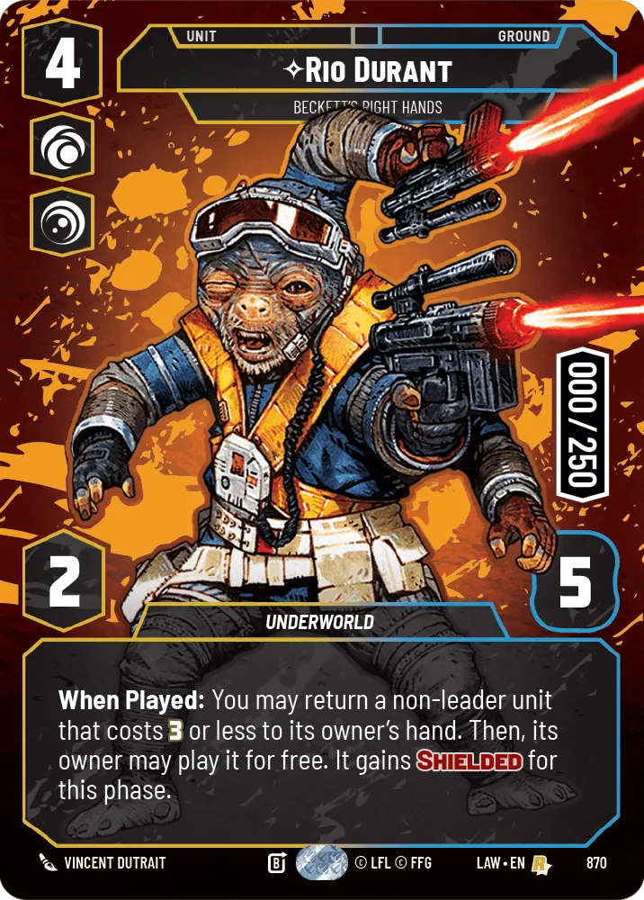 Rio Durant — Serialized Prestige