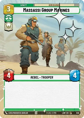 Massassi Group Marines — Hyperspace Foil