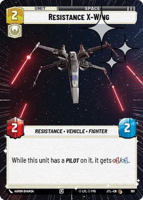 Resistance X-Wing — Hyperspace Foil