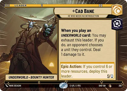 Cad Bane — Hyperspace