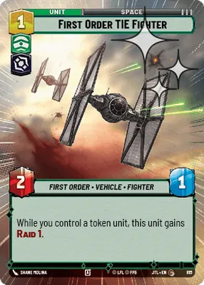 First Order TIE Fighter — Hyperspace Foil