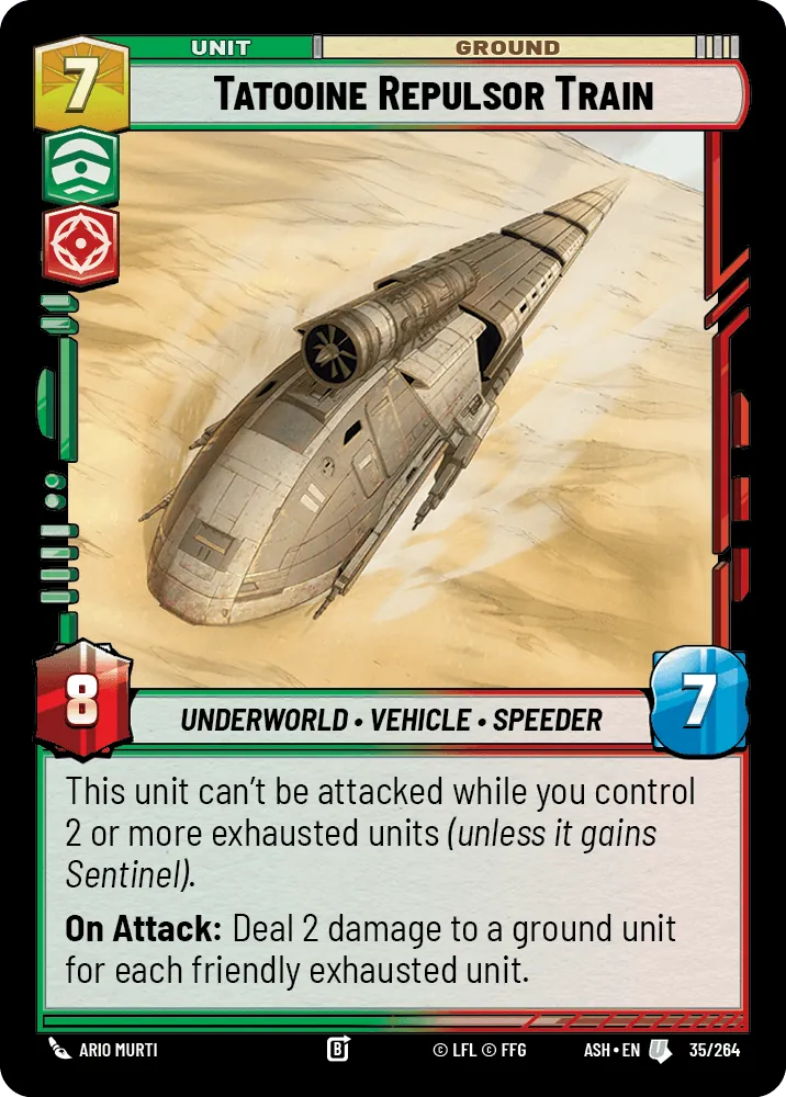 Tatooine Repulsor Train