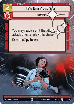 It's Not Over Yet — Hyperspace Foil