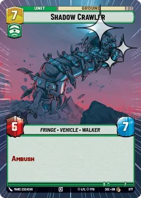Shadow Crawler — Hyperspace Foil