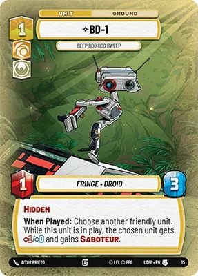 BD-1 — Weekly Play