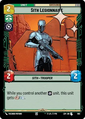 Sith Legionnaire — Standard Foil